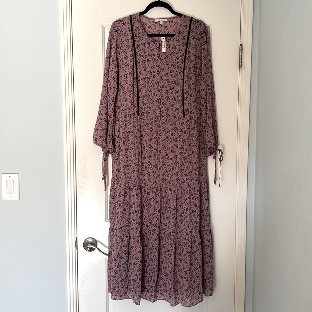 NWT Madewell Boho Dress with Slip - XXL